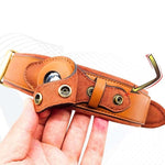 Load image into Gallery viewer, Location Tracker First Layer Leather Dog Pet Collar
