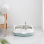 Load image into Gallery viewer, Pet Toilet Cat Litter Box with Scoop High Quality Anti-Splash Dog Plastic Toilet
