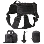 Load image into Gallery viewer, Outdoor Dog Vest Five Piece Suit Tactical Dog Clothing Dog Supplies
