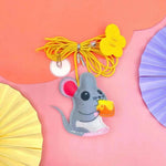 Load image into Gallery viewer, Cat Toys Simulated Cute Toys Funny Self-hey Interactive Toy Rope Grabbing Mouse Telescopic Hanging Cat Pet Supplies
