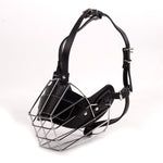 Load image into Gallery viewer, Dog Muzzle Adjustable Basket Soft Straps Rubber Pet Anti-bite Muzzle
