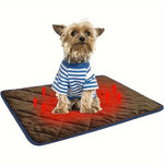 Load image into Gallery viewer, Dog Cat Bed, Cat Dog Non-Slip Mat, Extra Warm Thermal Pet Pad  Self-Heating Cat Mat Warm Thermal Pet Pad Washable Dog Crate Pad Heat Dog Cat Bed Mat Blanket Non-Slip Bottom For Outdoor And Indoor Pets
