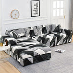 Load image into Gallery viewer, Sofa Cover Geometric Couch Cover Elastic for L Shaped Chaise
