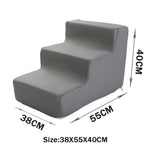 Load image into Gallery viewer, Pet Cat Sofa Steps Folding Non-slip Dog Ladder
