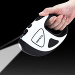 Load image into Gallery viewer, Pet Dog Automatic Retractable Fiber Leash Night Safety LED Shining Automatic Stretching Dog Hand Holding Rope Pet Supplies
