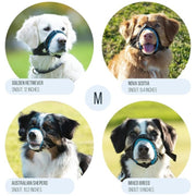 Pet Dog Mouth Cover More Sizes Muzzles Seam Dog Mouth Cover Breathable Anti-bark