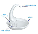 Load image into Gallery viewer, Automatic Swan Pet Cat Water Dispenser Drinking Bowl
