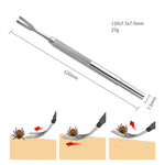 Load image into Gallery viewer, Stainless Steel Tick Tweezers Professional Quick Tick Removal Tool For Cat Dog Pet Supplies Tick Removal
