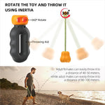 Load image into Gallery viewer, PROKEl Dog Rope Fetch Exercise ToyforMedium  Large Aggressive Chewers BreedDogsChew Interactive Toys Training Tug Of WarBallsindoor And Outdoor Halloween Dogtoyorange Plain Indestructible Dogtoy Super
