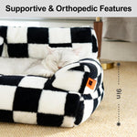 Load image into Gallery viewer, Fluffy Cat Couch  Washable Pet Couch Bed For Cats And Small Dogs Up To Non-Slip Dog Beds
