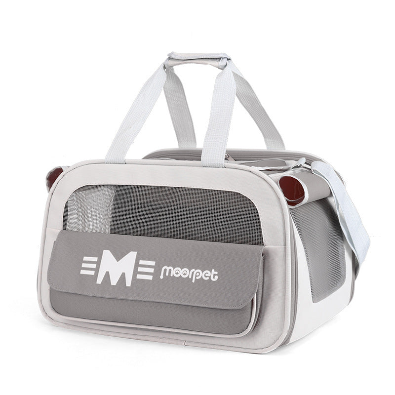 Cat Bag Portable Portable Crossbody Shoulder Pet Travel Breathable Large Capacity Cat Diaper Bag