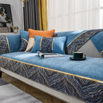 Load image into Gallery viewer, Leather Light Luxury Wind Chenille Sofa  Cushion Cover
