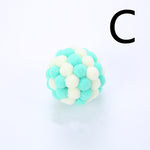 Load image into Gallery viewer, Cat Toy Colorful Plush Ball, Sounding Multi-color Rainbow Ball
