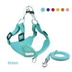 Load image into Gallery viewer, Pet Dog Harness Reflective Dog Leash Vest Type Harness Set
