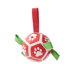 Load image into Gallery viewer, Dog Soccer Balls Toy With Sraps Halloween Christmas Gift For Pets Puppy Birthday Toy Interactive Toys For Tug Of War Water Toys

