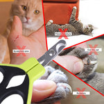 Load image into Gallery viewer, Dog Cat Nail Scissors Pet Blood Line Novice Cat's Paw Pliers Supplies
