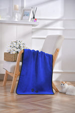 Load image into Gallery viewer, Solid Color Printed Microfiber Pet Towel
