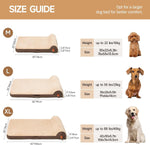 Load image into Gallery viewer, MEWOOFUN Orthopedic Dog Bed For Medium Dogs - Egg Crate Foam Sofa With Waterproof Lining &amp; Anti-Slip Bottom, Washable Removable Cover Brown, Large
