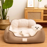 Load image into Gallery viewer, Cozy Plush Pet Bed Warm Washable Fluffy Sofa Toys Medium Dog Bed Kennel Indoor Blanket
