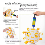 Load image into Gallery viewer, Dog Interactive Football Toys Children Soccer Dog Outdoor Training Balls Pet Sporty Bite Chew Teething Ball With Cute Printing
