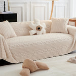 Load image into Gallery viewer, Winter Plush Anti-cat Scratch Sofa Cover Cloth
