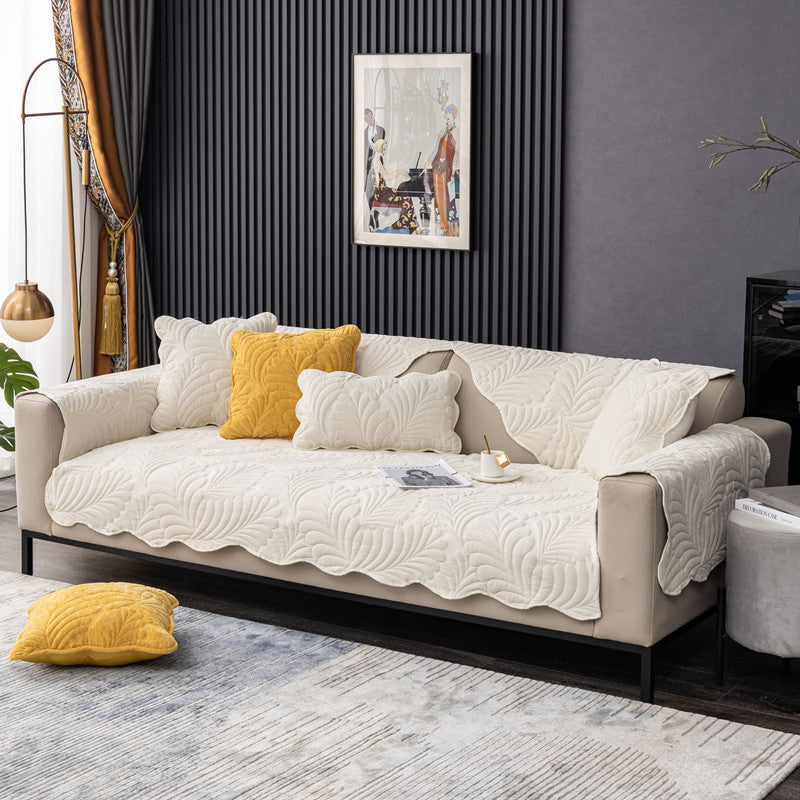All season anti skid modern fabric sofa towel cover
