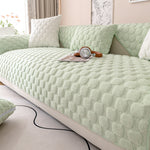 Load image into Gallery viewer, Winter Thickened Fleece Simple Modern Non-slip Sofa Cover
