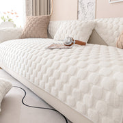 Winter Thickened Fleece Simple Modern Non-slip Sofa Cover