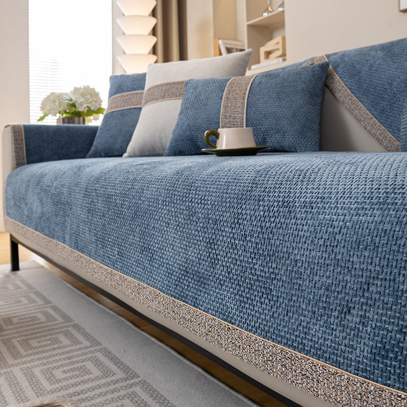Modern Light Luxury Chenille Non-slip Simple Sofa Slipcover