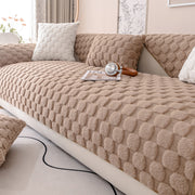 Winter Thickened Fleece Simple Modern Non-slip Sofa Cover