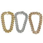 Load image into Gallery viewer, Dog Rhinestone-encrusted Chain Plastic Electroplated Decorative Necklace
