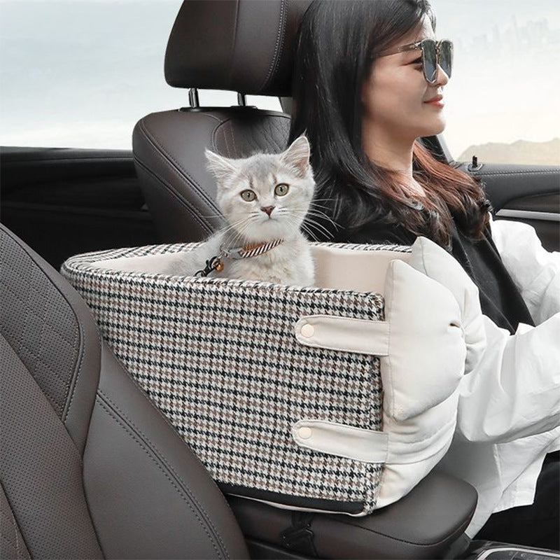 Car Central Control Front Seat Device Pet Bed