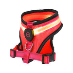 Load image into Gallery viewer, Pet Supplies Rechargeable Mesh LED Lighted Dog Harness
