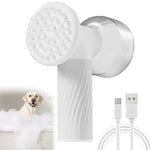 Load image into Gallery viewer, Automatic Foaming Dog Cat Bath Brush Dog Shampoo Brush With Soap Dispenser Electric Pet Grooming Massage Brush Pet Bath Brush Scrubber Comb For Dog Cat Pet Products

