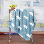 Load image into Gallery viewer, Flannel Coral Fleece Blanket Printed Air Conditioning Blanket Pet
