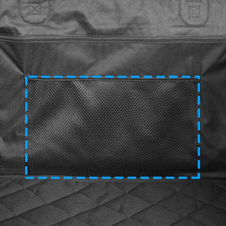 Large Dog Car Seat, Waterproof Fabric With Breathable Mesh, Car Dog Hammock, Dog Harness Dog Car Seat Cover