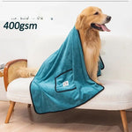 Load image into Gallery viewer, Pet Towel Dog Bathrobe Water Absorbent And Quick Drying Cleaning Beauty Glove Style Pocket Dog Bath Towel Accessori Cani
