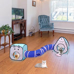 Load image into Gallery viewer, Foldable Pet Tent Cat Tunnel

