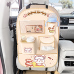 Load image into Gallery viewer, Car Seat Back Storage Bag Rear Seat Anti-kick Cushion Car Inner Anti-anti-dirt Mats
