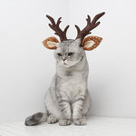 Load image into Gallery viewer, Cute Plush Pet Christmas Antler Headband
