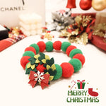 Load image into Gallery viewer, Cat Christmas Collar Scarf Halter Neck Decoration Bow Tie
