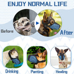 Load image into Gallery viewer, Dog Muzzle Air Mesh Breathable Muzzle For Medium Large Sized Dogs To Anti  Prevent Biting Barking Chewing Soft Basket Muzzle For German Shepherd Dog With Reflective  Adjustable Strap
