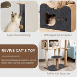 Load image into Gallery viewer, Pruning Cat Scratch Self-adhesive Carpet Mat Suitable Tree Cats
