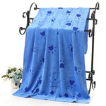 Load image into Gallery viewer, Soft Absorbent Cartoon Print Embossed Bath Towel
