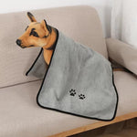 Load image into Gallery viewer, Solid Color Printed Microfiber Pet Towel
