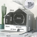 Load image into Gallery viewer, Fully Enclosed Household Anti-splash Drawer Type Odor-proof Cat Litter Box
