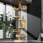 Load image into Gallery viewer, Solid Wood Column Cat Climbing Frame Toy
