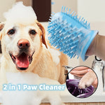 Load image into Gallery viewer, 2 In 1 Dog Paw Cleaner Cup Soft Pet Dog Foot Cleaning Washer Brush Cup Portable Pet Foot Washer Paw Clean Brush Foot Cleaning Bucket Pet Products
