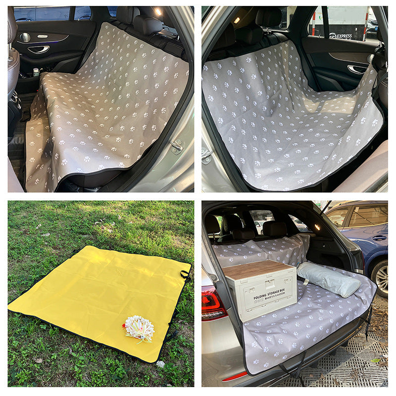 Car pet mat rear seat water and dirt resistant isolation pad