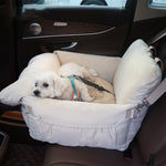 Load image into Gallery viewer, Linen Car Safety Seat Front Dog Bed

